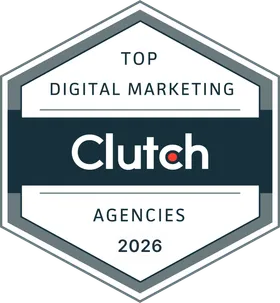 Top Digital Marketing Agencies 2026 by Clutch badge